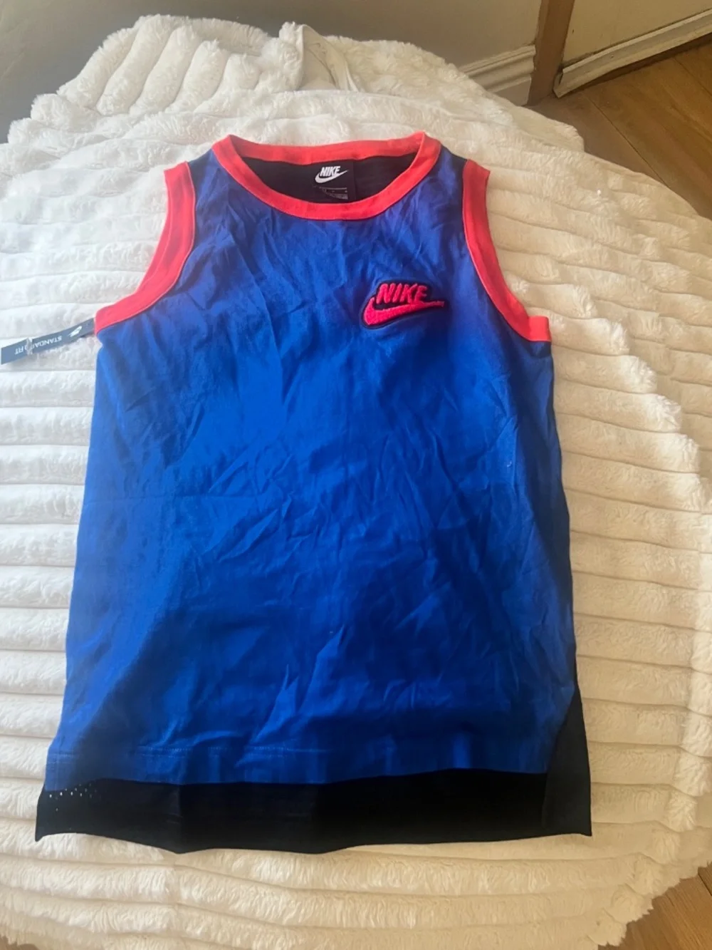 Nike Basketball Jersey, Felt /FluffyLogo , Y2K, Stylish, Coupe Standard